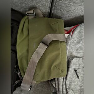 Green sling bag. Gently used.